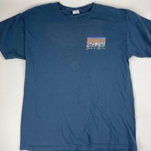 Fruit Of The Loom HD Cotton Tshirt Womens Large Blue